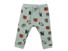 Name It sweatbukser iceberg green dyreprint